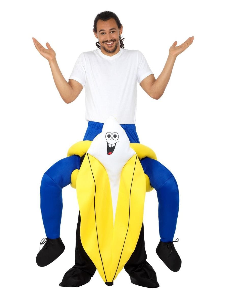 Piggyback Banana Novelty Adult Fancy Dress Costume