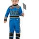 Racing Car Driver Toddler Children's Fancy Dress Costume contains Blue Jumpsuit, Cap & Flag