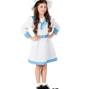 Edwardian Garden Girl Children's Fancy Dress Costume