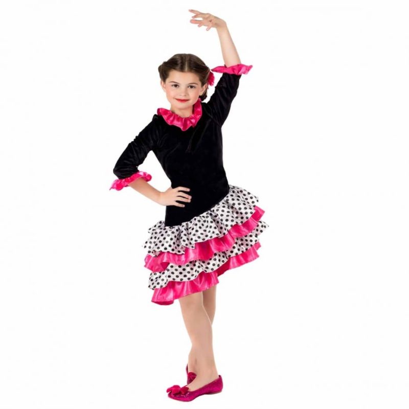 Little Flamenco Dancer Children's Fancy Dress Costume