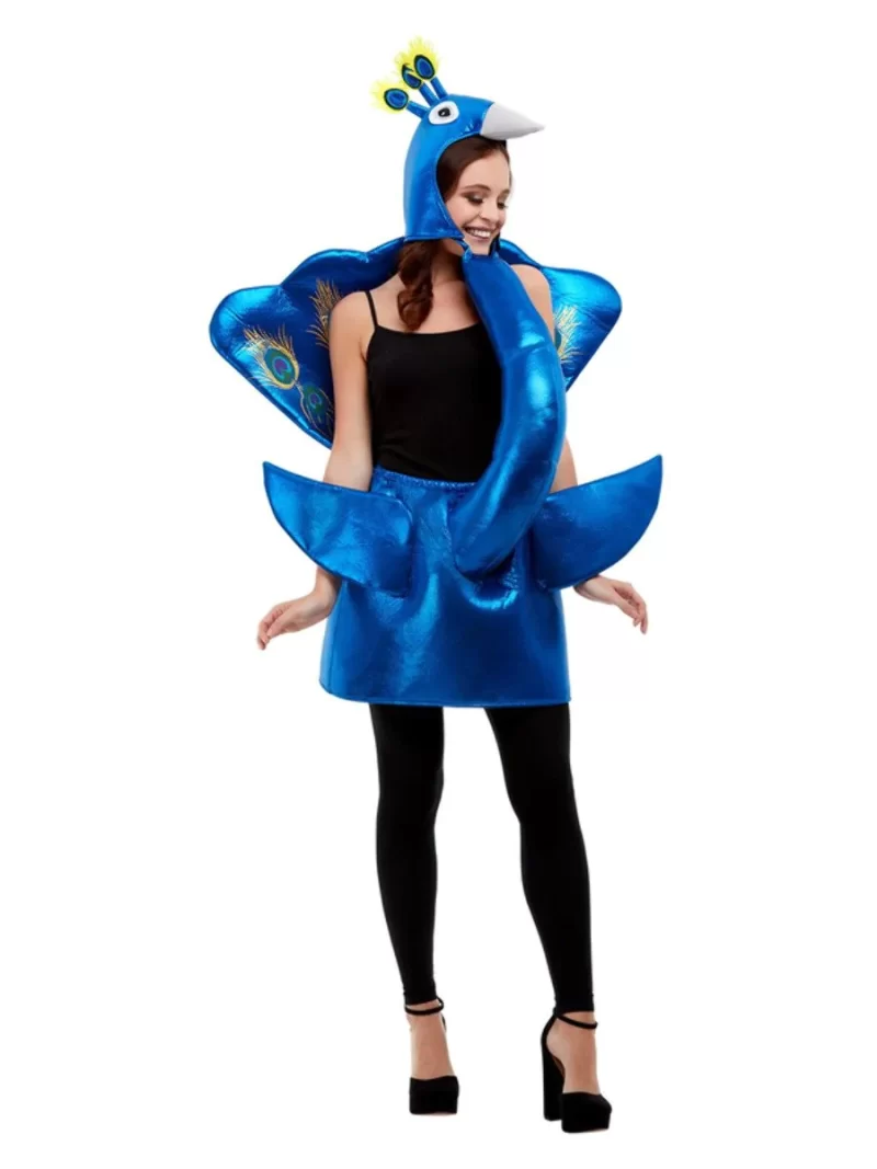 Deluxe Peacock Ladies Fancy Dress Costume