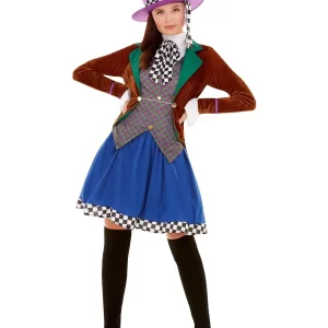 Miss Hatter Ladies Fancy Dress Costume