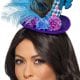 Mad Hatter Mini Feather Hat