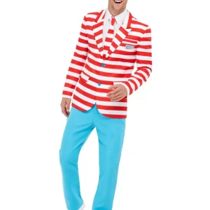 Where's Wally? Suit Men's Fancy Dress Costume