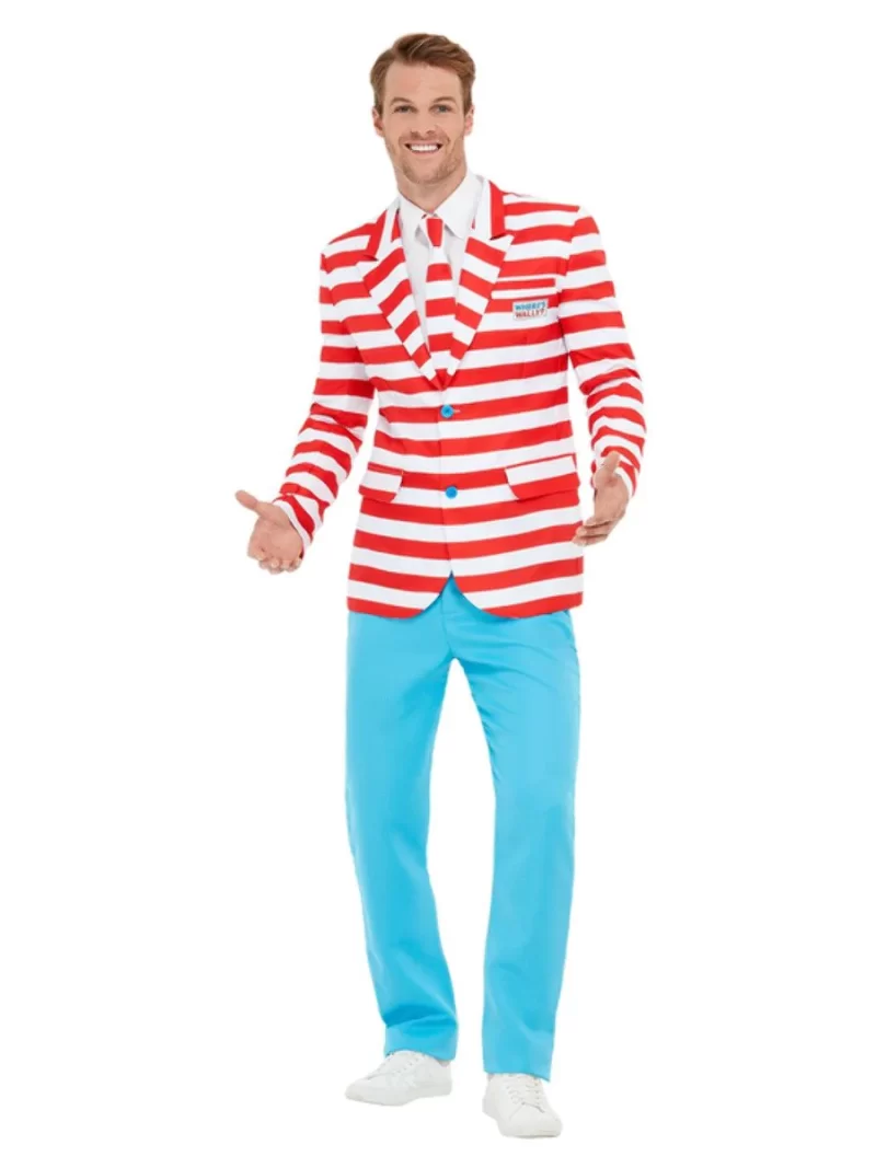 Where's Wally? Suit Men's Fancy Dress Costume - Image 2