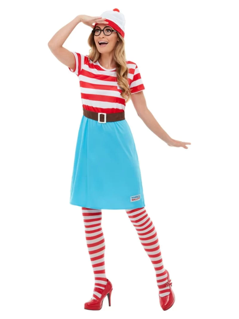 Where's Wally? Wenda Ladies Fancy Dress Costume