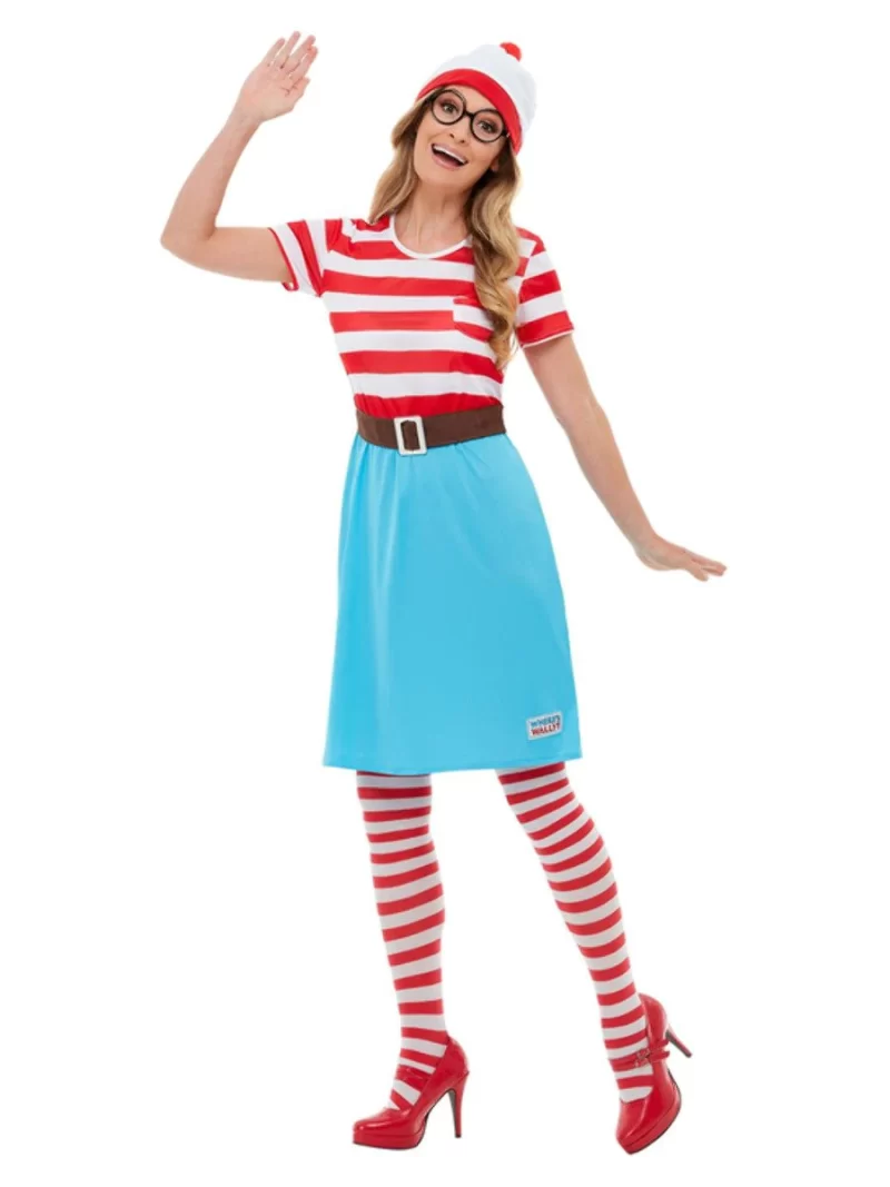 Where's Wally? Wenda Ladies Fancy Dress Costume - Image 2