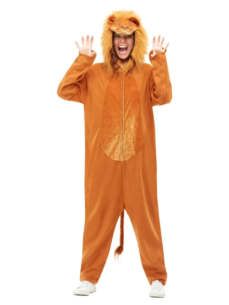 Lion (Cowardly Lion) Unisex Animal Fancy Dress Costume - Image 2