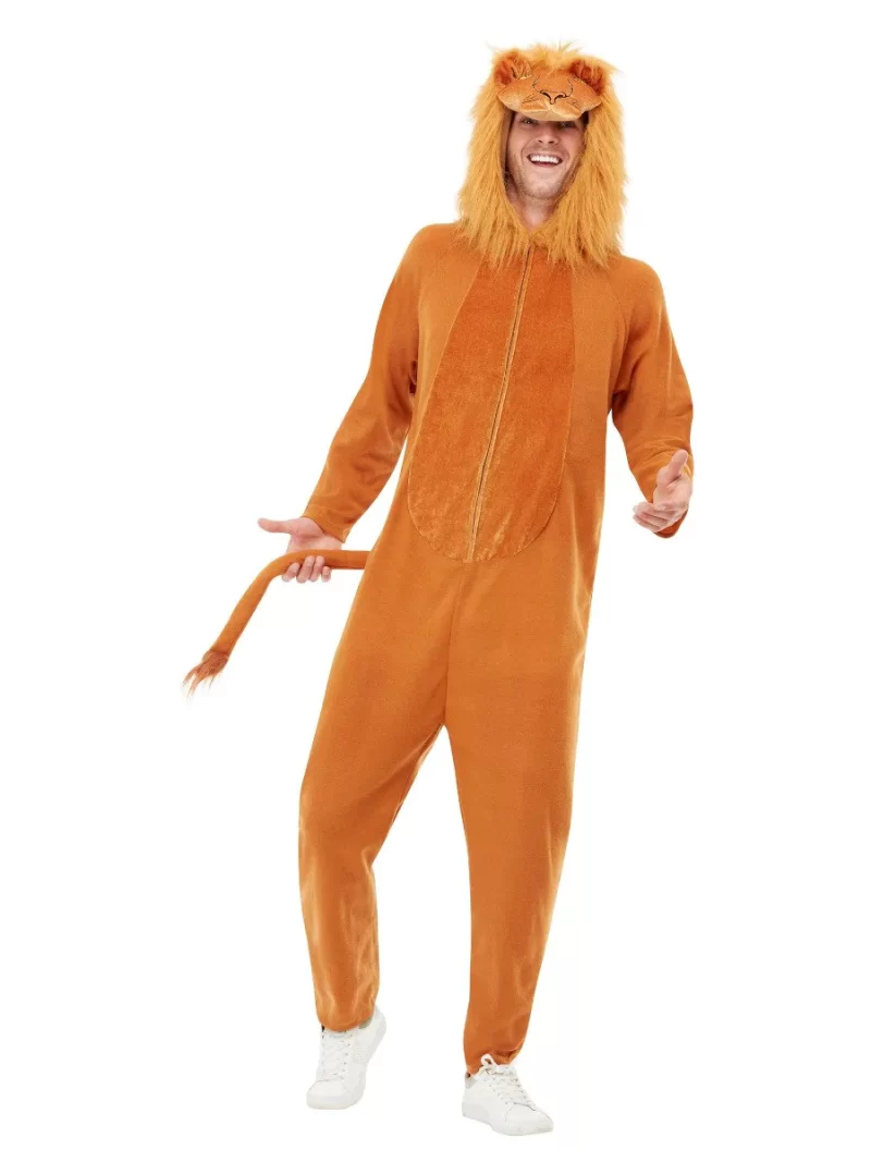 Lion (Cowardly Lion) Unisex Animal Fancy Dress Costume