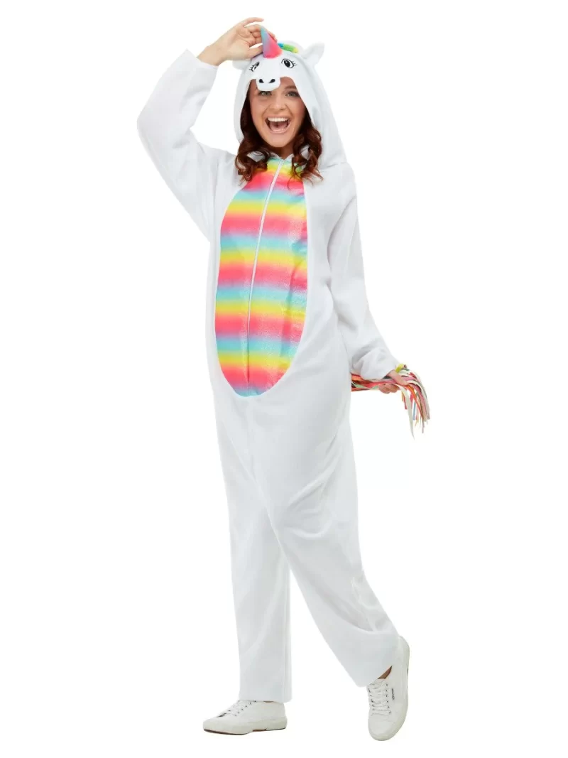 Unicorn Onesie Unisex Adult Fancy Dress Costume
