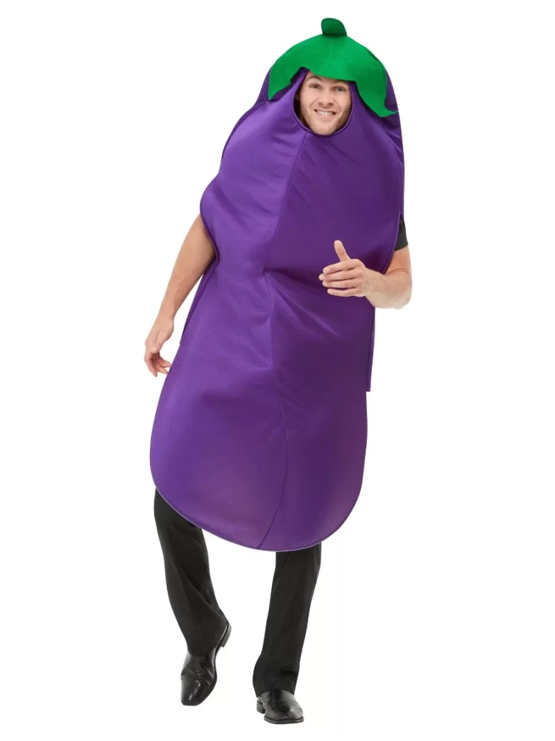 Aubergine Novelty Unisex Fancy Dress Costume - Image 2