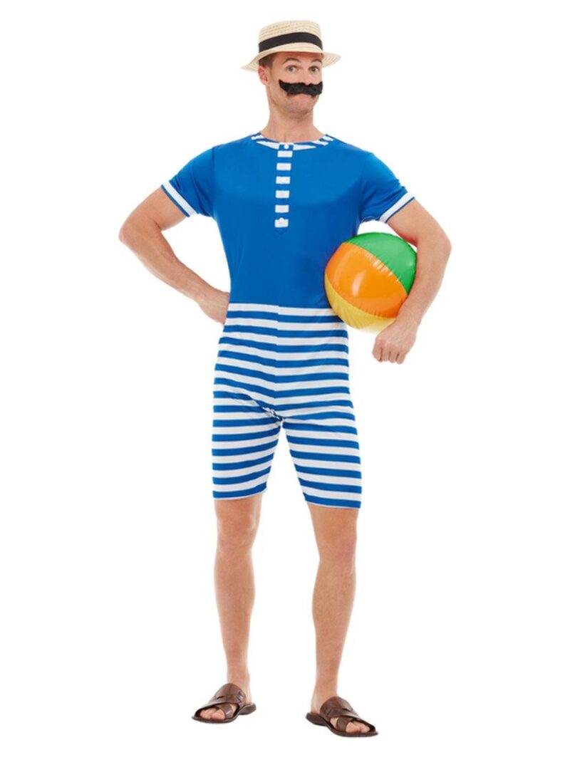 20s Bathing Suit Men's Fancy Dress Costume