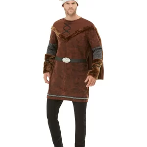 Viking Barbarian Men's Fancy Dress Costume - Image 2