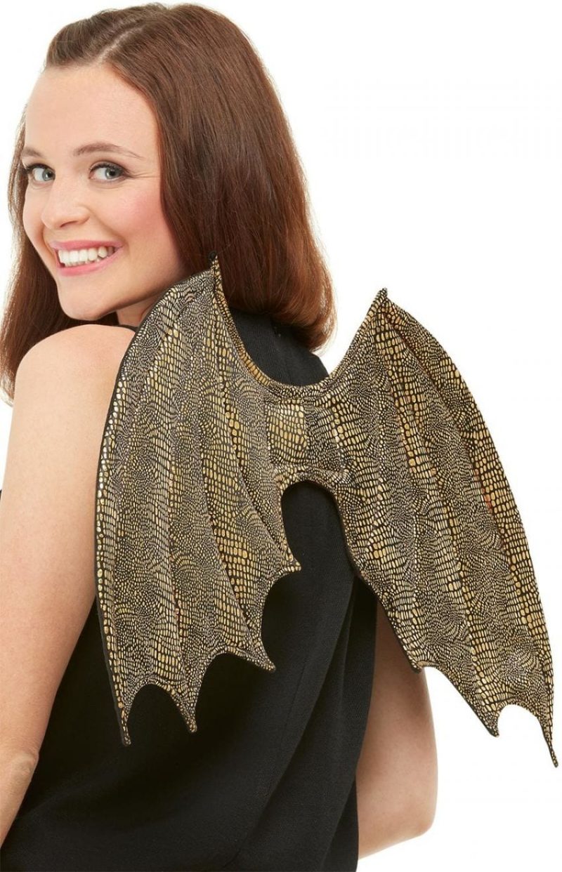 Dragon Scale Wings, Gold, 50cm/19in