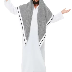Deluxe Fake Sheikh (Arab) Men's Fancy Dress Costume - Image 2