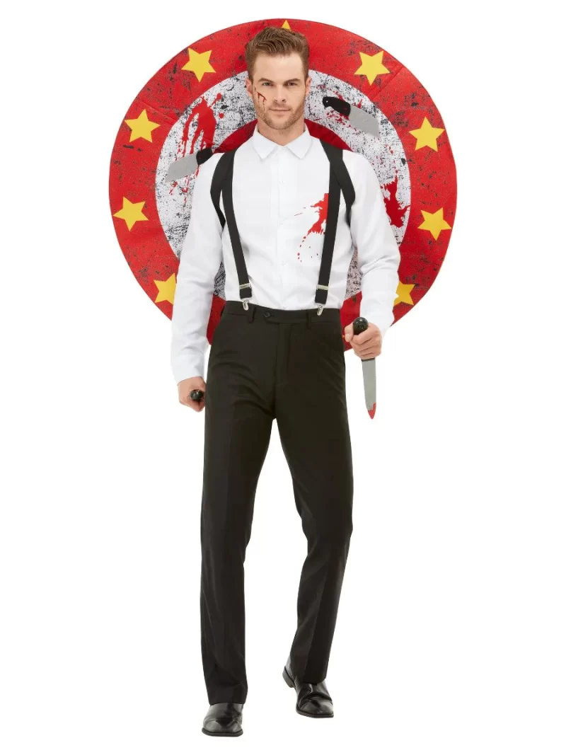 Deluxe Knife Thrower Men's Fancy Dress Costume