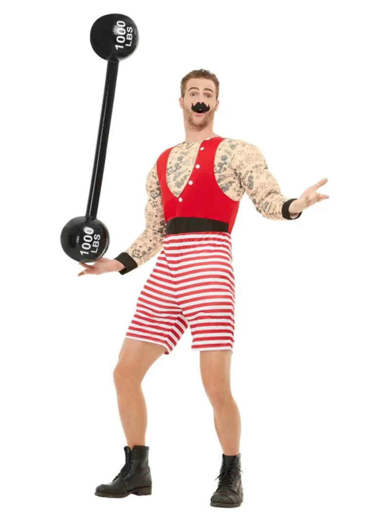 Deluxe Strongman Men's Fancy Dress Costume - Image 2