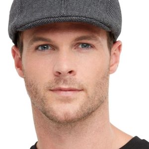 20s Gangster Flat Cap, Grey