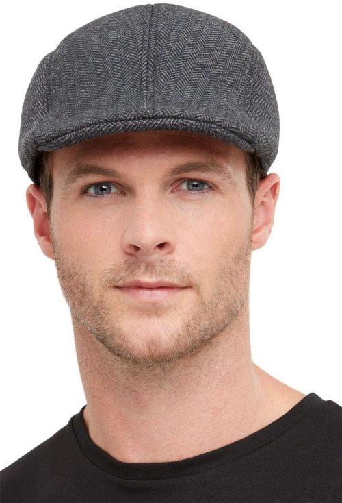 20s Gangster Flat Cap, Grey