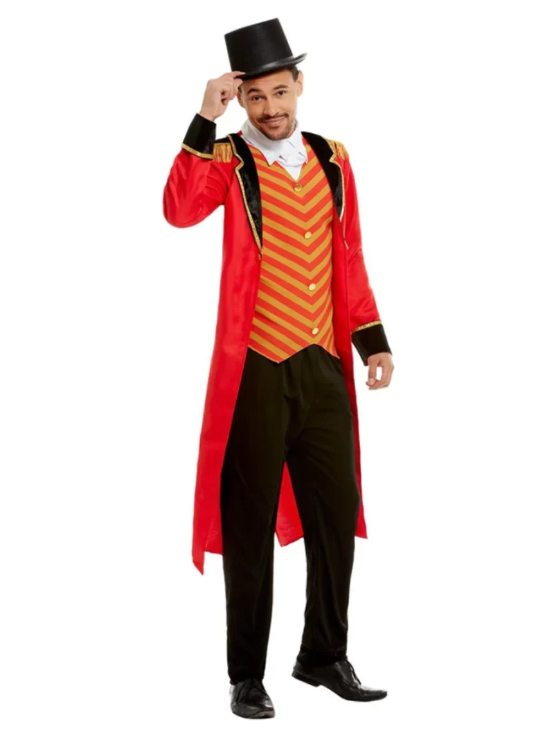 Deluxe Ringmaster (Greatest Showman) Men's Fancy Dress Costume - Image 2
