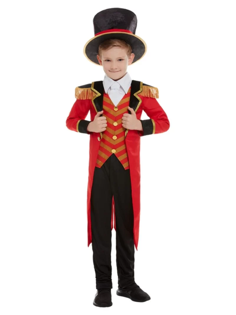 Deluxe Ringmaster Boy Children's Fancy Dress Costume