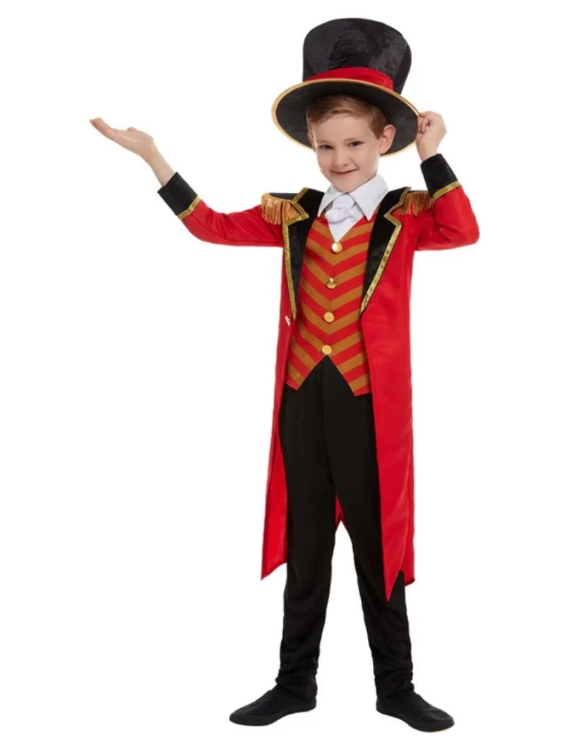 Deluxe Ringmaster Boy Children's Fancy Dress Costume - Image 2