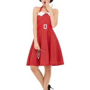 50s Rockabilly Pin Up Ladies Fancy Dress Costume - Image 2