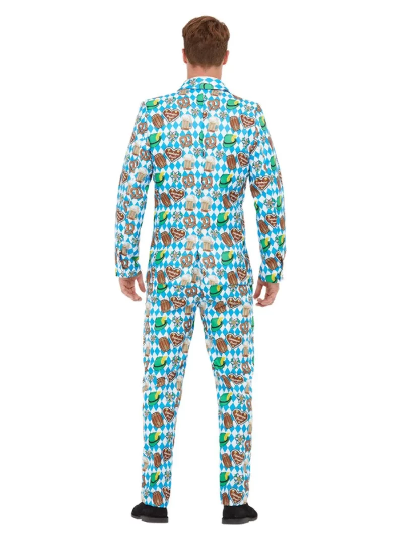 Oktoberfest (Bavarian) Standout Suit Men's Fancy Dress Costume - Image 3