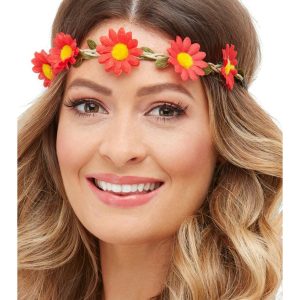 Hawaiian/Hippie Flower Daisy Chain Headband - Image 3