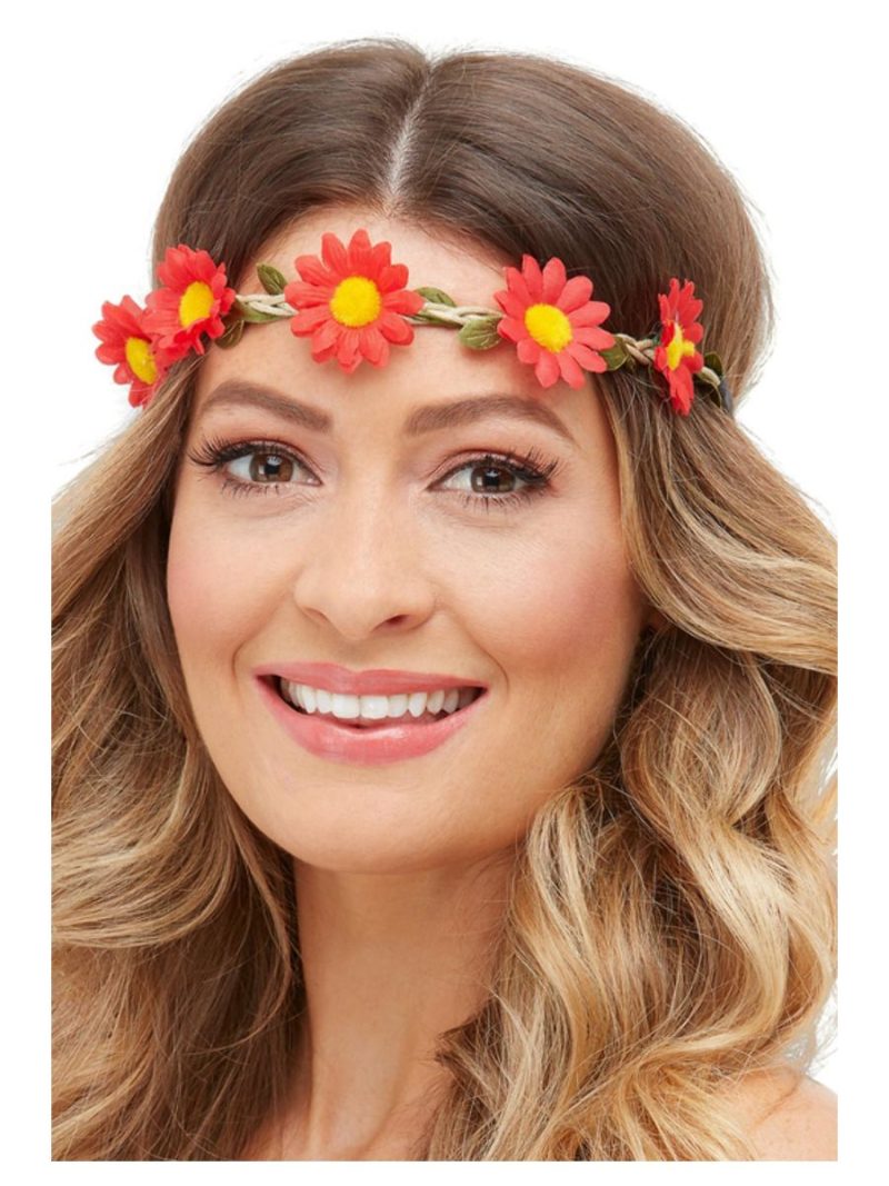 Hawaiian/Hippie Flower Daisy Chain Headband - Image 3