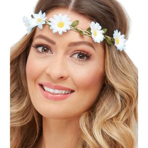 Hawaiian/Hippie Flower Daisy Chain Headband - Image 2