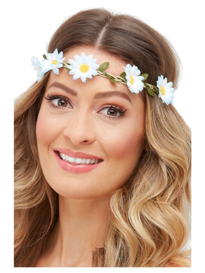 Hawaiian/Hippie Flower Daisy Chain Headband - Image 2