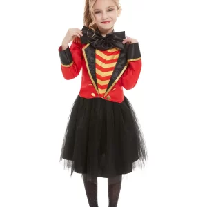 Deluxe Ringmaster Girl Children's Fancy Dress Costume