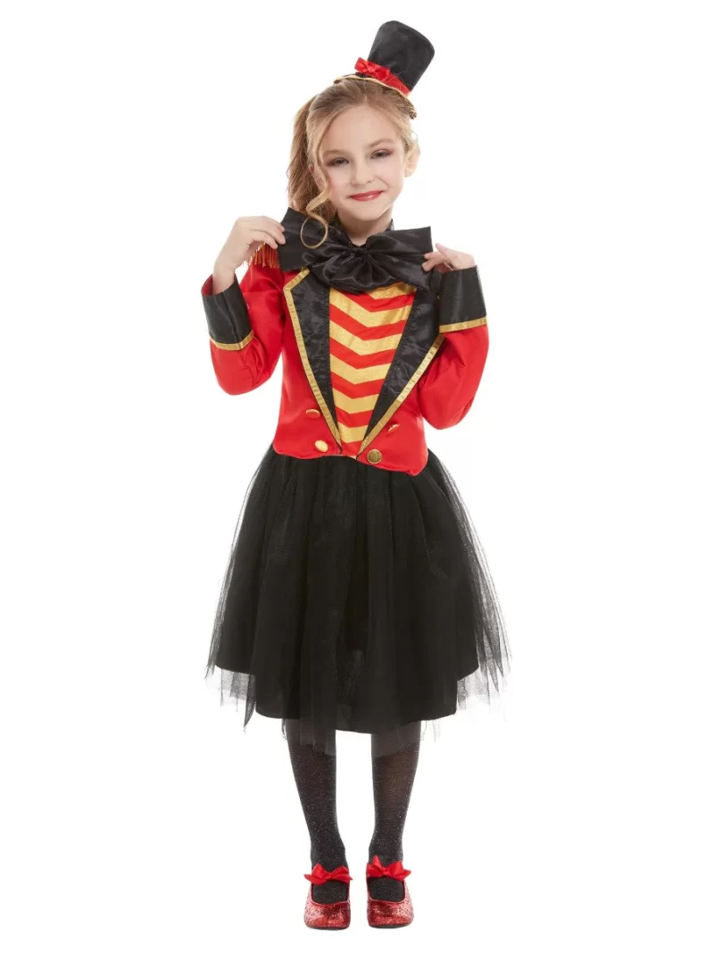 Deluxe Ringmaster Girl Children's Fancy Dress Costume