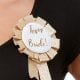 Team Bride Rosette, Rose Gold