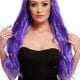 Fortune Teller Wig, Purple, with Coin Detail