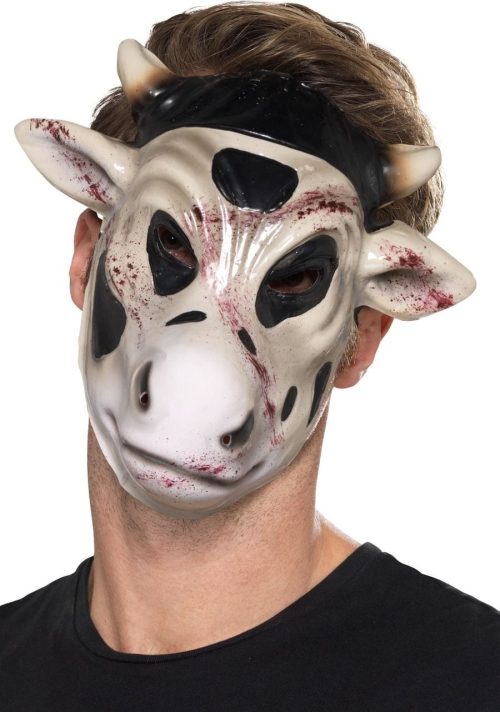 Evil Cow Killer Mask, White