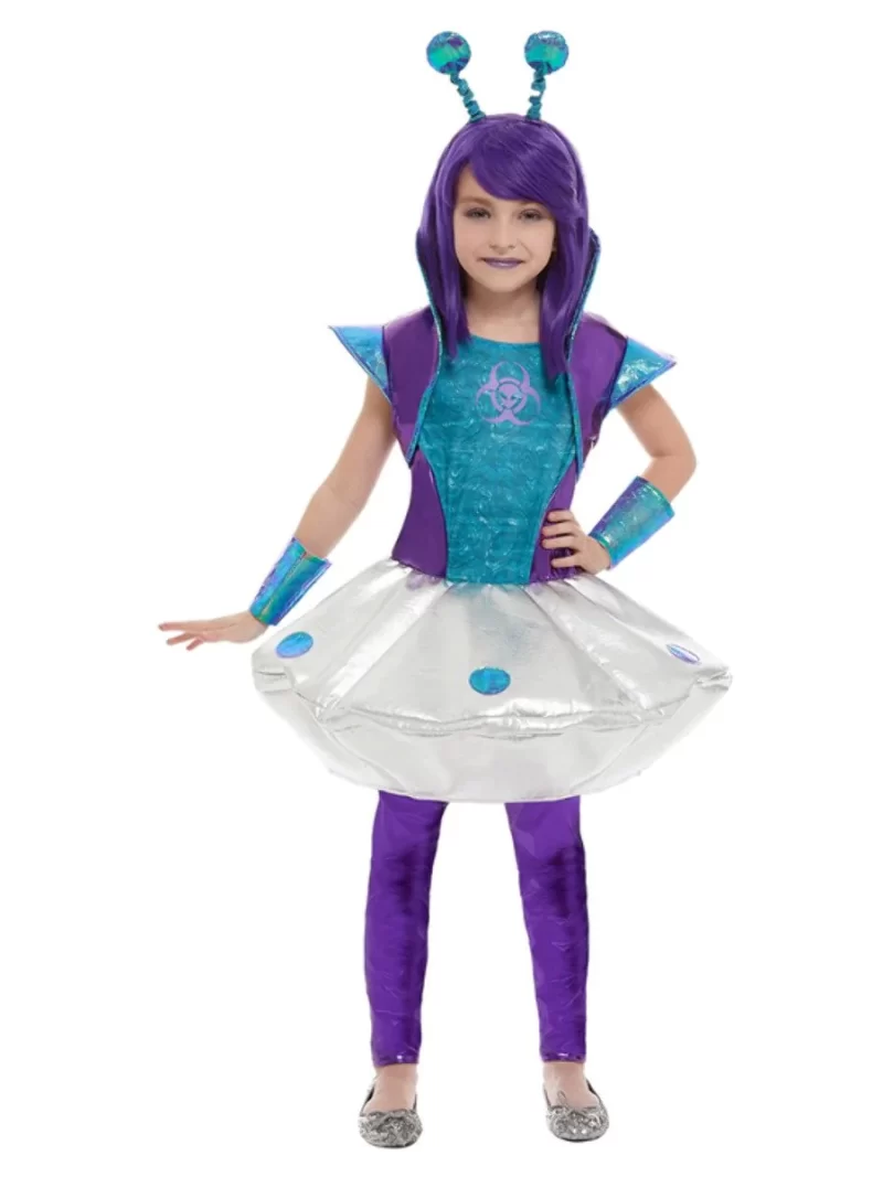Alien Girl Children's Halloween Fancy Dress Costume