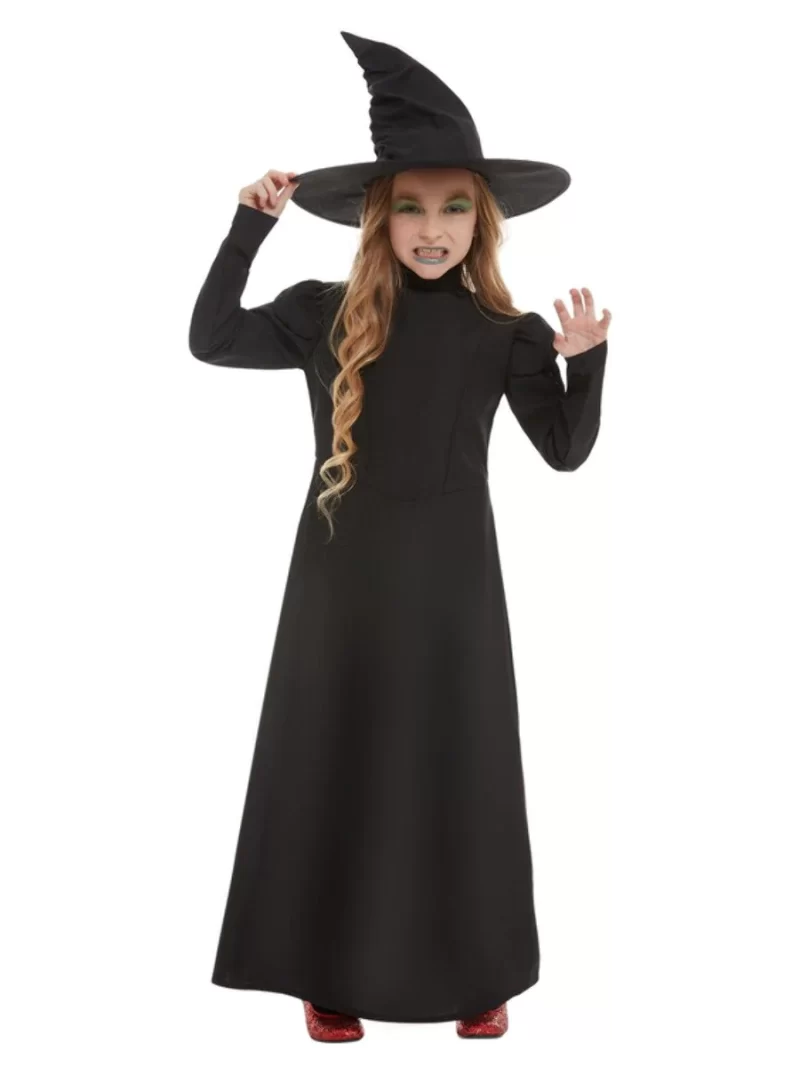 Wicked Witch Girl (Wizard Of Oz) Children's Halloween Fancy Dress Costume