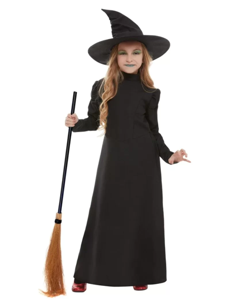 Wicked Witch Girl (Wizard Of Oz) Children's Halloween Fancy Dress Costume - Image 2