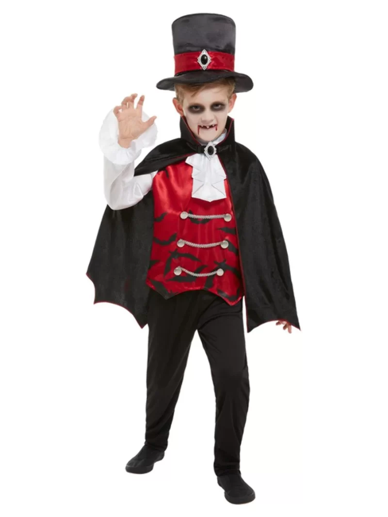 Vampire Children's Halloween Fancy Dress Costume - Image 2