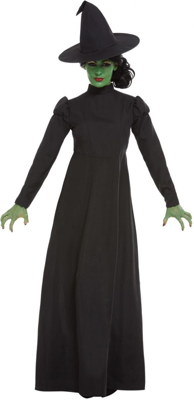 Wicked Witch Ladies Halloween Fancy Dress Costume