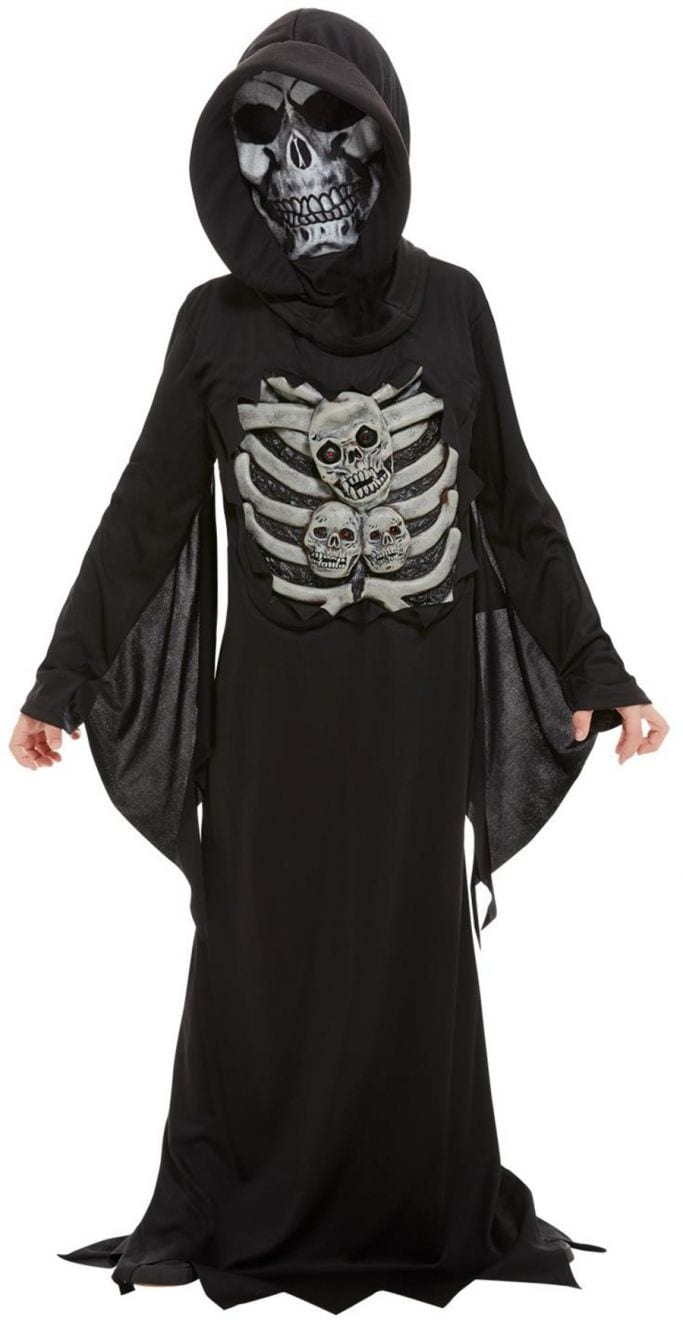 Skeleton Reaper Children's Halloween Fancy Dress Costume