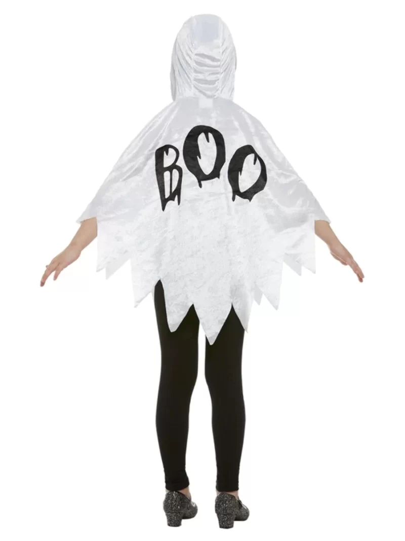 Ghost White Hooded Cape - Image 2