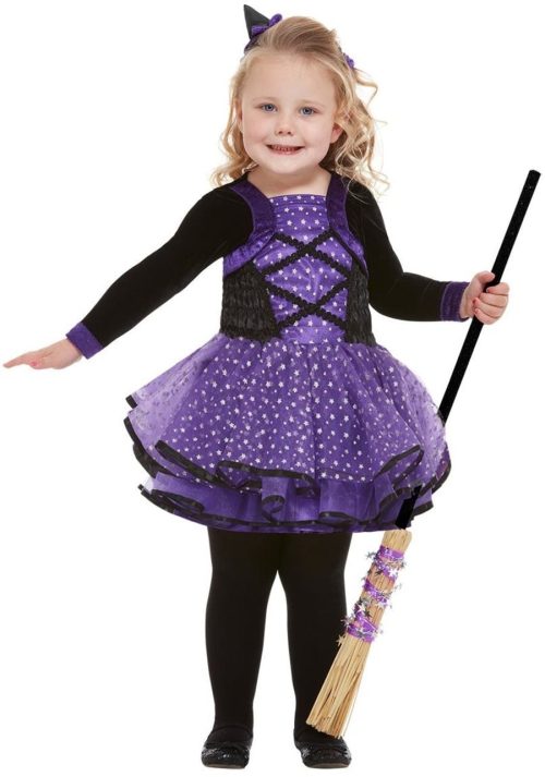 Toddler Pretty Star Witch Children's Halloween Fancy Dress Costume