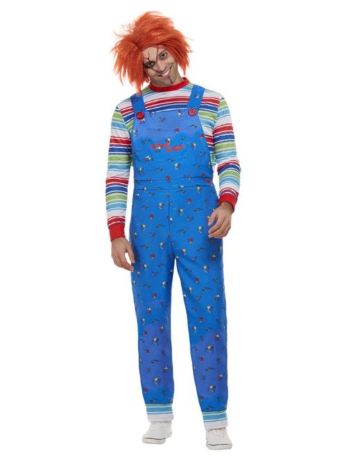 'Child's Play 2 & 3' Chucky Deluxe Men's Fancy Dress Costume