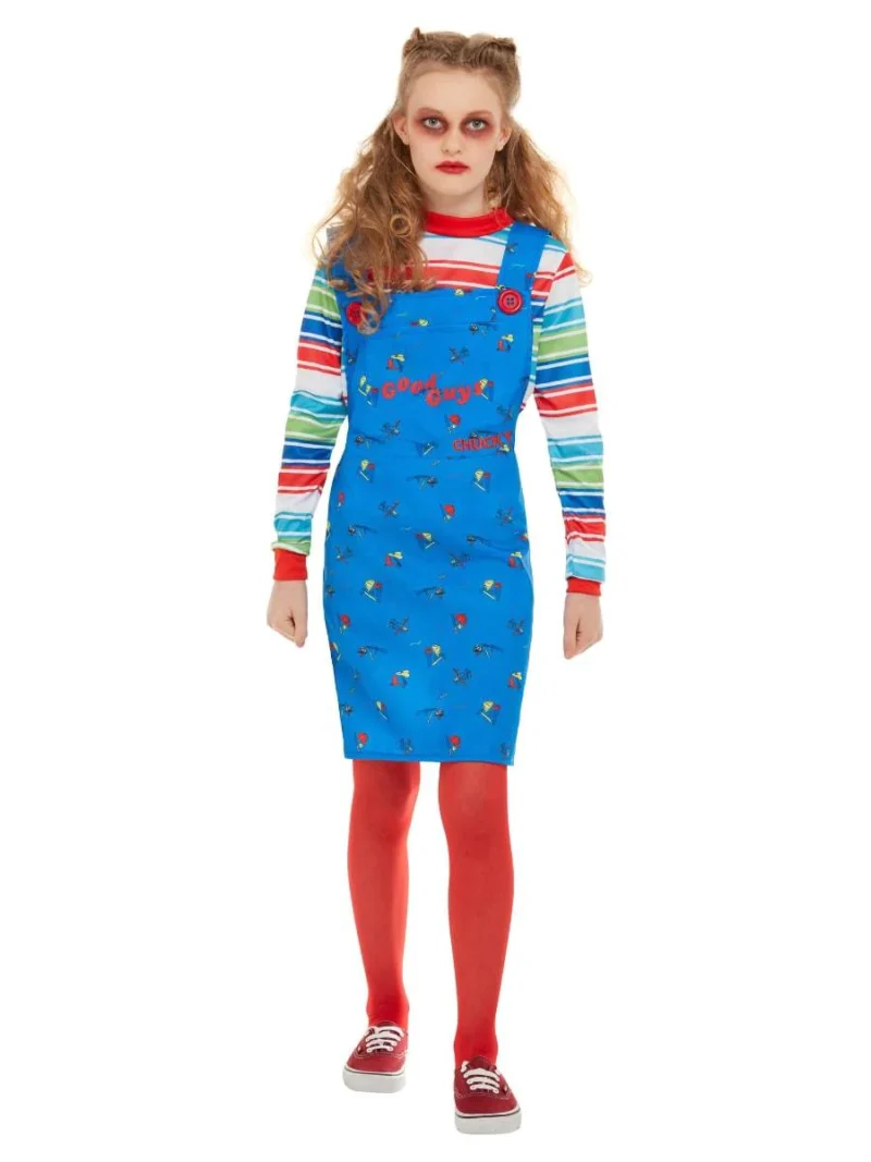 'Child's Play 2 & 3' Chucky Girl Children's Fancy Dress Costume - Image 2