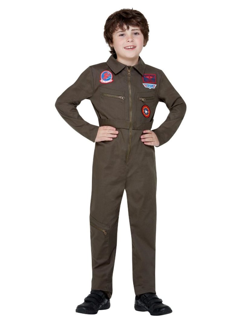 Top Gun Aviator Unisex Children's Fancy Dress Costume