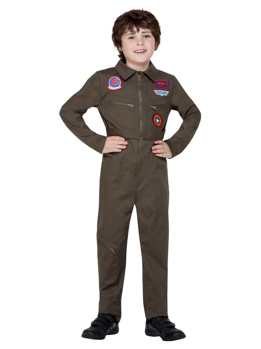 Top Gun Aviator Unisex Children's Fancy Dress Costume