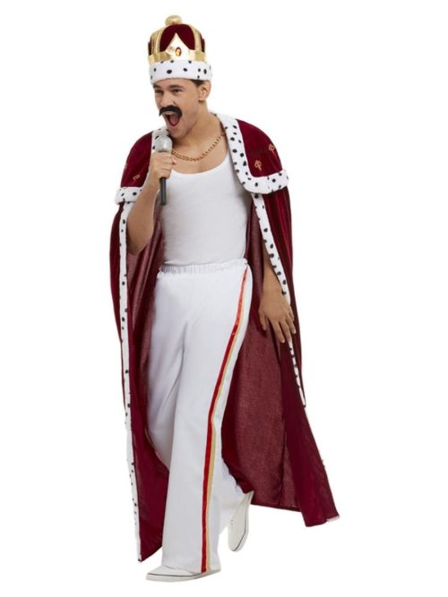 Queen "Freddie Mercury" Deluxe "Royal" Men's Fancy Dress Costume